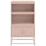 vidaXL Buffet haut jaune moutarde 68 5x38 5x107 cm acier