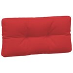 vidaXL Coussins de palette lot de 3 rouge tissu