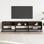 vidaXL Meuble TV chêne marron 180x40x46 cm bois d'ingénierie