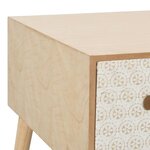 vidaXL Table basse avec 4 tiroirs 110 x 50 x 40 cm Bois de pin massif