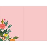 Carte bon anniversaire fleurs - draeger paris