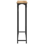 Table Console vidaXL Artisan Chêne 75x19 5x75 cm Bois composite et Acier