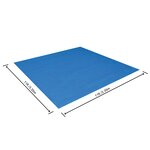 Bestway Tapis de sol pour piscine Flowclear 335x335 cm