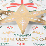Carte De Vœux Noël Chic Etoile - Draeger paris