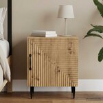 vidaXL Cabinet de chevet Chêne artisanal 43 x 34 5 x 50 cm