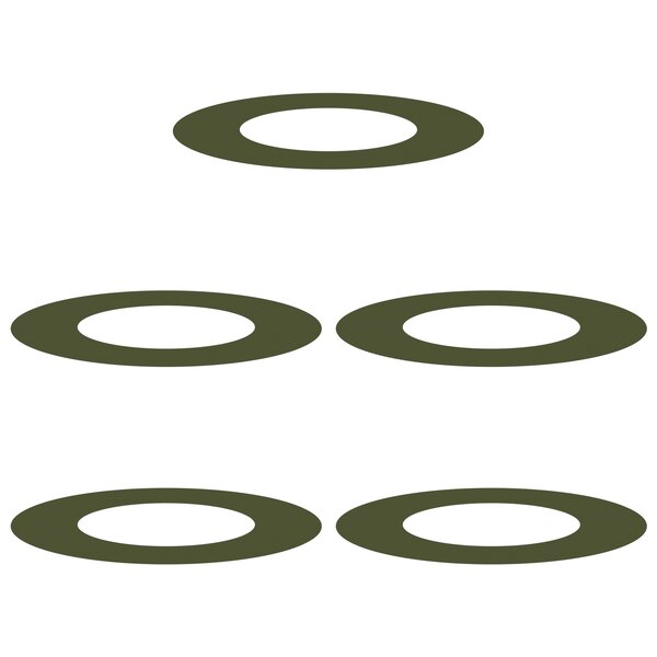 VidaXL Pot de fleur vert olive Vert olive Céramique Grand