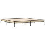 vidaXL Cadre de lit sans matelas chêne sonoma 180x200 cm