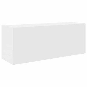 vidaXL Armoire murale de bain blanc 80x25x30 cm bois d'ingénierie