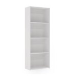 Bibliothèque Loni 160 x 60 cm - blanc  étagère ouverte