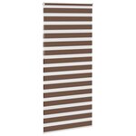 vidaXL Store zèbre marron 115x230cm largeur du tissu 110 9cm polyester