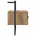 vidaXL Cabinet de chevet avec tiroir Chêne artisanal 35 x 30 x 51 cm