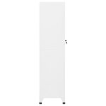 vidaXL Armoire à casiers Blanc 38x45x180 cm Acier
