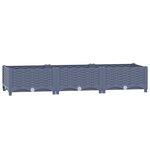 vidaXL Lit surélevé 120x40x23 cm Polypropylène