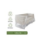 Pack and Move - Housse protection canapé 2 place - 150 x 300 cm - Imperméable et anti-poussière - Fermeture facile