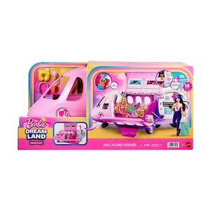 Mattel JLW92 - Barbie Dream Land - Avion de rêve avec microphone fonctionnel