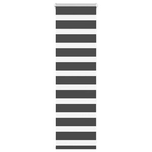 vidaXL Store zèbre noir 45x100 cm largeur du tissu 40 9 cm polyester