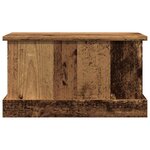 vidaXL Boîtes de rangement vieux bois 30x50x28 cm bois d'ingénierie