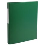 Classeur Rembordé Polypropylène 2 Anneaux Ronds De 25mm Sur 3eme De Couverture - Vert - X 10 - Exacompta