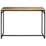 vidaXL Table à manger 110x55x75 cm bois de manguier massif brut