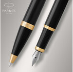 Parker im coffret cadeau duo : stylo plume noir et stylo bille noir