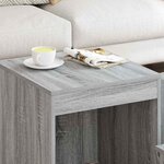 vidaXL Tables gigognes 3 Pièces Sonoma gris Bois d'ingénierie