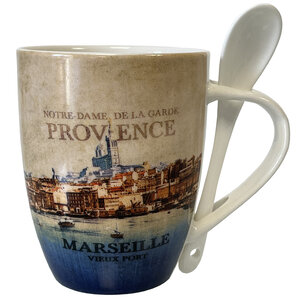 Mug avec cuillère marseille