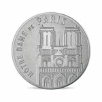 Mini-médaille notre dame de paris et sa cartelette