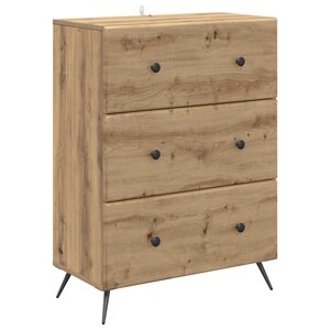 vidaXL Armoire à tiroirs Chêne artisanal 66 x 34 5 x 90 cm