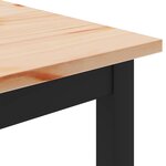 vidaXL Table basse Naturel 80 x 80 x 45 cm Bois de pin massif