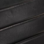 vidaXL Fauteuil Noir Cuir véritable
