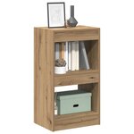 vidaXL Bibliothèque/Séparateur de pièce chêne artisanal 40x30x72 cm