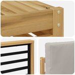 vidaXL Ensemble de canapés d'extérieur 9 pc Blanc et gris clair