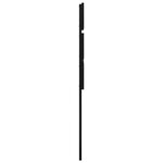 vidaXL Tête de lit Chêne noir 100 cm Bois d'ingénierie
