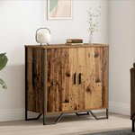 vidaXL Buffet Marron 78 x 35.5 x 74.5 cm Bois d'ingénierie