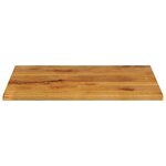 vidaXL Dessus de table 110x80x2 5cm rectangulaire bois massif manguier
