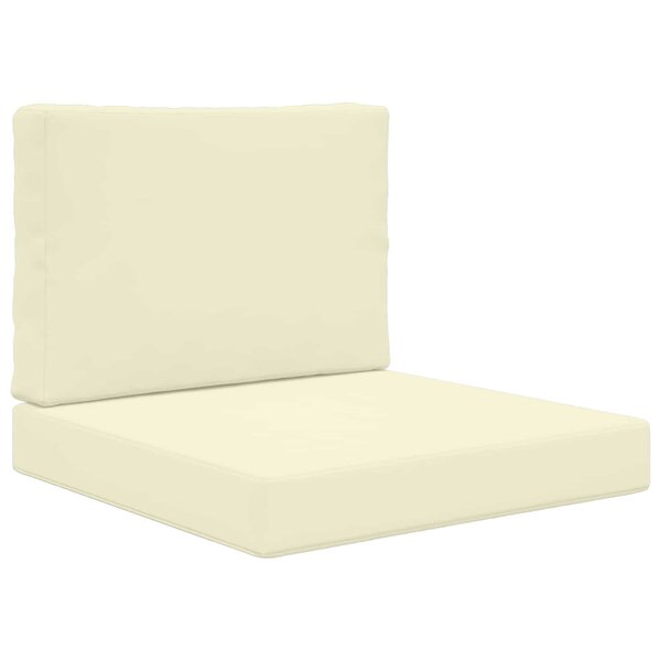 vidaXL Coussin de canapé d'extérieur Polyester Crème 60 x 60 cm