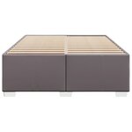 vidaXL Cadre de lit sans matelas gris 140x200 cm similicuir