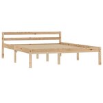 vidaXL Cadre de lit sans matelas bois de pin massif 120x200 cm
