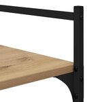 vidaXL Bibliothèque Chêne artisanal 56 x 32 x 174 cm Bois d'ingénierie