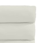 vidaXL Chaises à manger lot de 4 Crème Velours