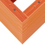 vidaXL Jardinière cire marron 90x40x68 5 cm bois de pin massif