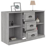 vidaXL Buffet sonoma gris 104 5x35 5x67 5 cm bois d'ingénierie
