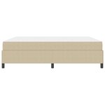 vidaXL Cadre de lit avec matelas Gris Vert Clair 180 x 200 cm tissu