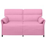 vidaXL Canapé 100  polyester  cadre en métal  MDF  Contreplaqué