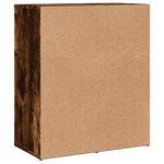 vidaXL Buffets 2 Pièces chêne fumé 60x31x70 cm bois d'ingénierie