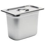 Bac gastro inox gn 1/4 - profondeur 200 mm - gastro m -  - inox6 5176 x162x200mm