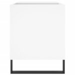 vidaXL Armoire à disques blanc 85x38x48 cm bois d'ingénierie