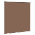 vidaXL Store enrouleur Protection UV Taupe 140 x 140 cm Polyester