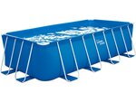 Piscine tubulaire rectangulaire TICO 1 - 4.88 x 2.44 x 1.22 m - Filtration à sable 4.5 m3/h