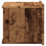 vidaXL Tables de chevet murales 2 Pièces vieux bois 40x32x30 cm